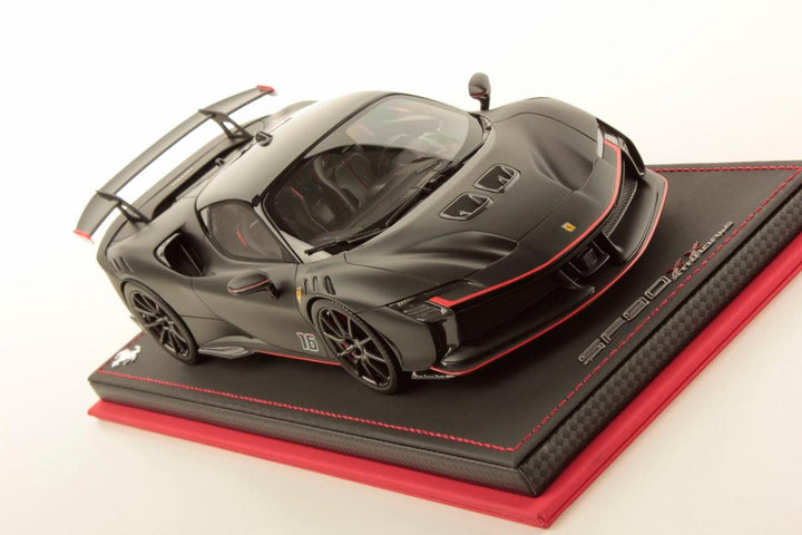 Ferrari SF90 XX Stradale Matt Bl/Shiny Bl Roof  Limited Edition 99 pcs - 1:18 MR Collection