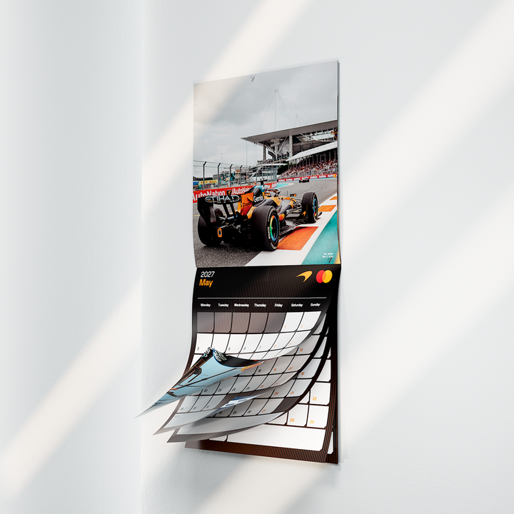 McLaren Formula 1 Team 2027 官方掛曆