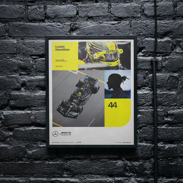Mercedes-AMG Petronas F1 Team - Lewis Hamilton - 2023 Automobilist Poster
