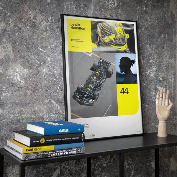 Mercedes-AMG Petronas F1 Team - Lewis Hamilton - 2023 Automobilist Poster