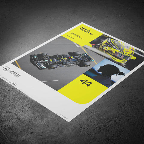 Mercedes-AMG Petronas F1 Team - Lewis Hamilton - 2023 Automobilist Poster
