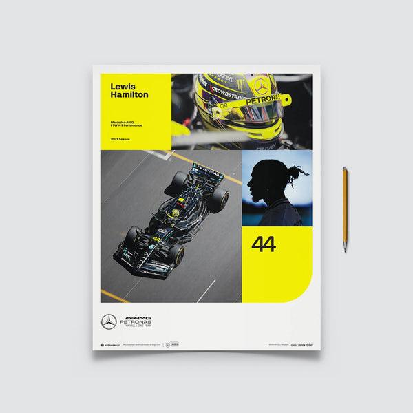 Mercedes-AMG Petronas F1 Team - Lewis Hamilton - 2023 Automobilist Poster