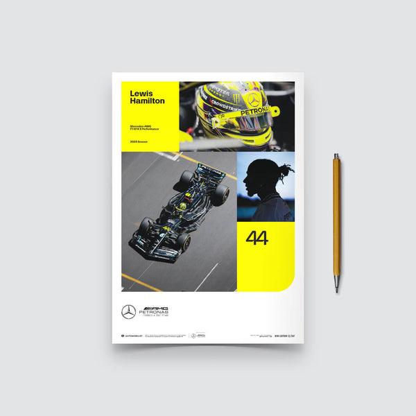 Mercedes-AMG Petronas F1 Team - Lewis Hamilton - 2023 Automobilist Poster