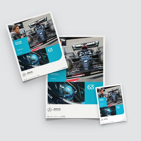 Mercedes-AMG Petronas F1 Team - George Russell - 2023 Automobilist Poster