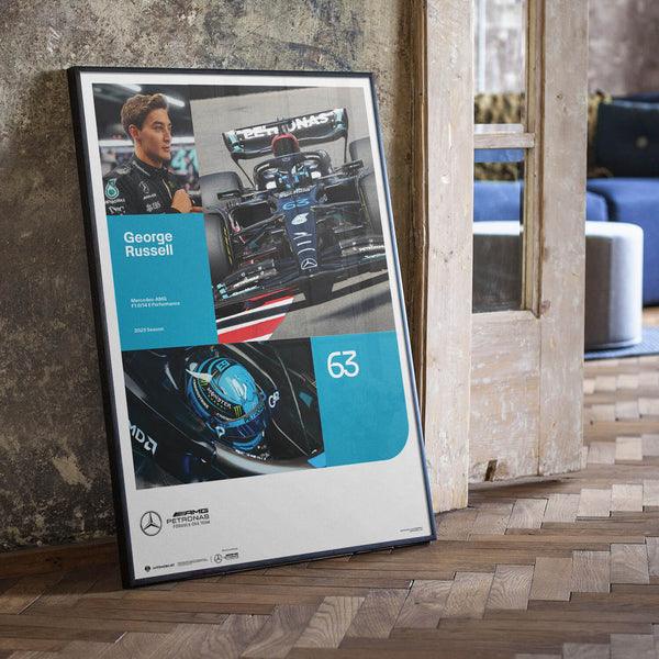 Mercedes-AMG Petronas F1 Team - George Russell - 2023 Automobilist Poster