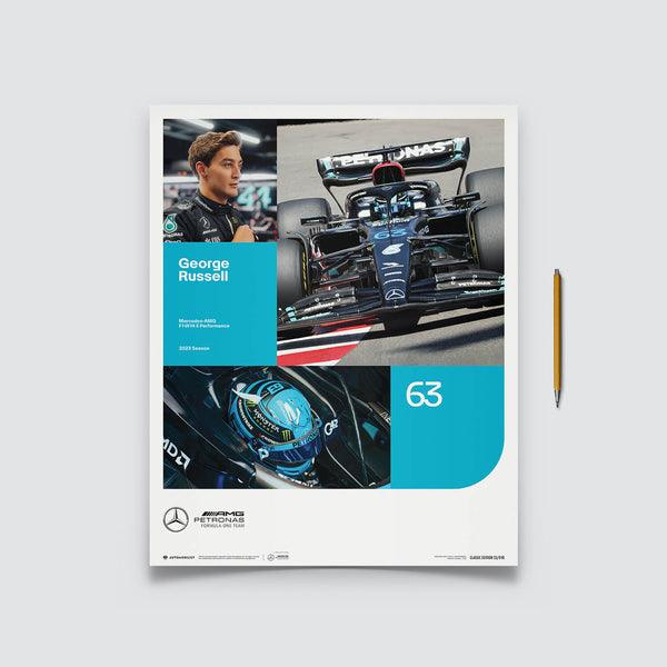 Mercedes-AMG Petronas F1 Team - George Russell - 2023 Automobilist Poster