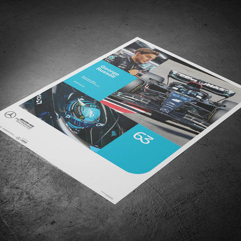Mercedes-AMG Petronas F1 Team - George Russell - 2023 Automobilist Poster