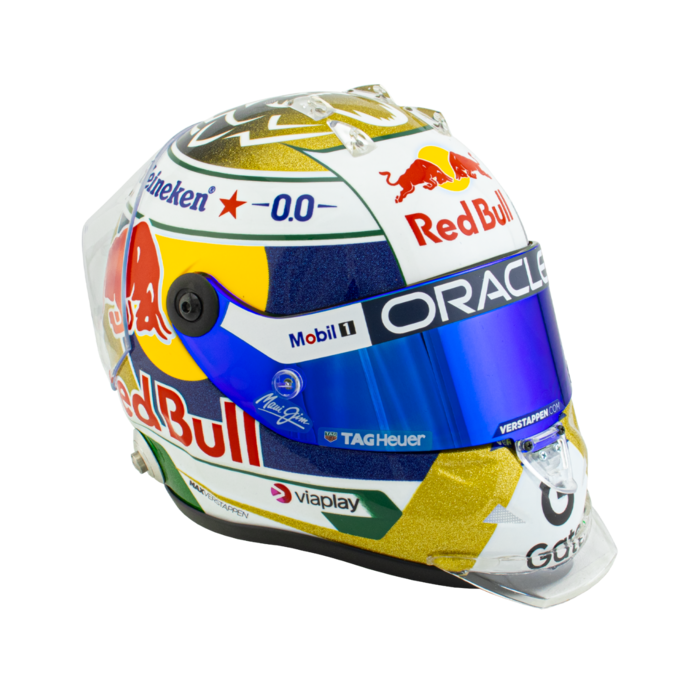 Max Verstappen Helmet Brazilian GP 2025 Red Bull Racing - Schuberth Helmets Model
