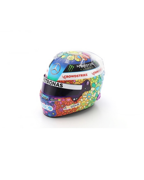 Mercedes 1/5 Proportion Lewis Hamilton x TAKASHI MURAKAMI - 2022 Japanese GP Helmet