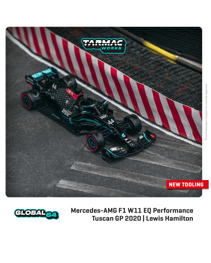 Scale 1/64 - Mercedes W11 EQ Performance 2020 - Lewis Hamilton &amp; Bottas
