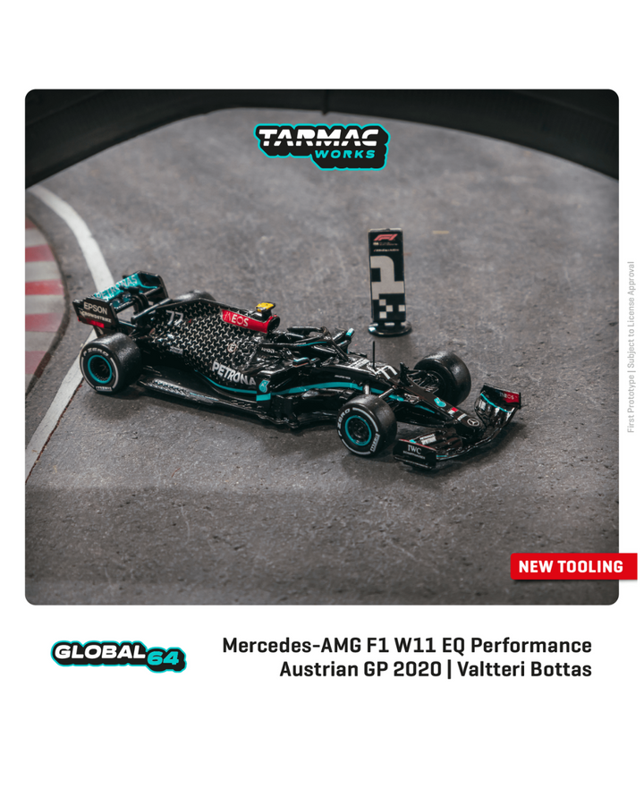 Scale 1/64 - Mercedes W11 EQ Performance 2020 - Lewis Hamilton &amp; Bottas
