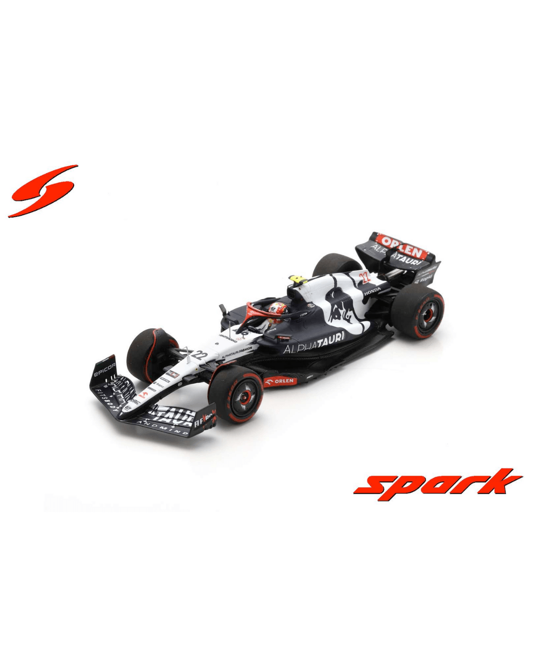 AlphaTauri AT04 | 2023 F1 Model Car Yuki Tsunoda & Nyck de Vries Spark Model