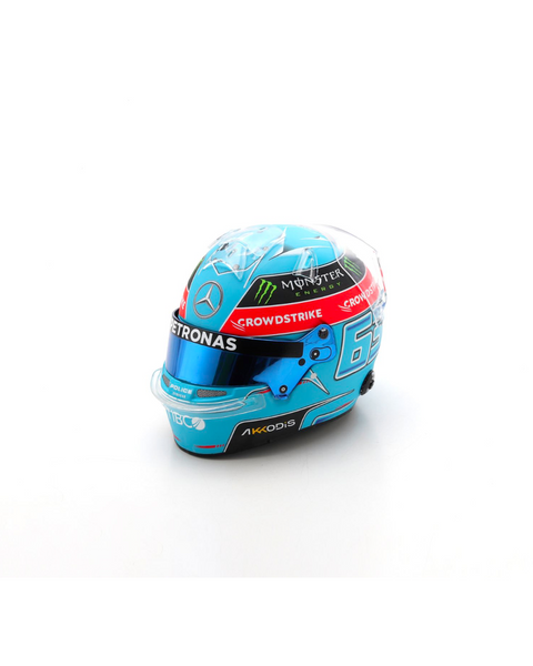 Mercedes 1/5 Proportion Helmet George Russell - Brazilian GP 2022